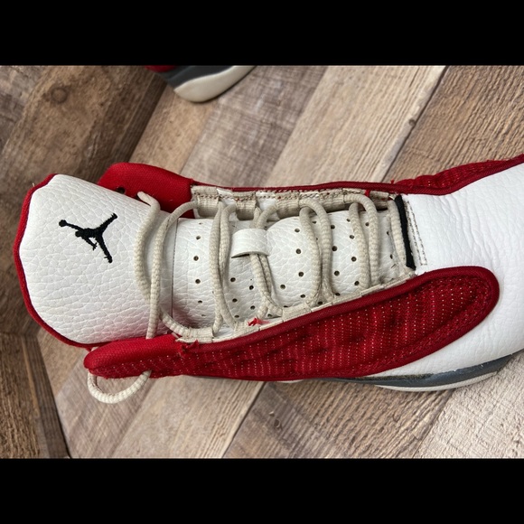 Nike Air Jordan 13 Retro Red Flint Grey 414575-600 Youth Size 3Y Women Size 4.5 - Picture 12 of 12